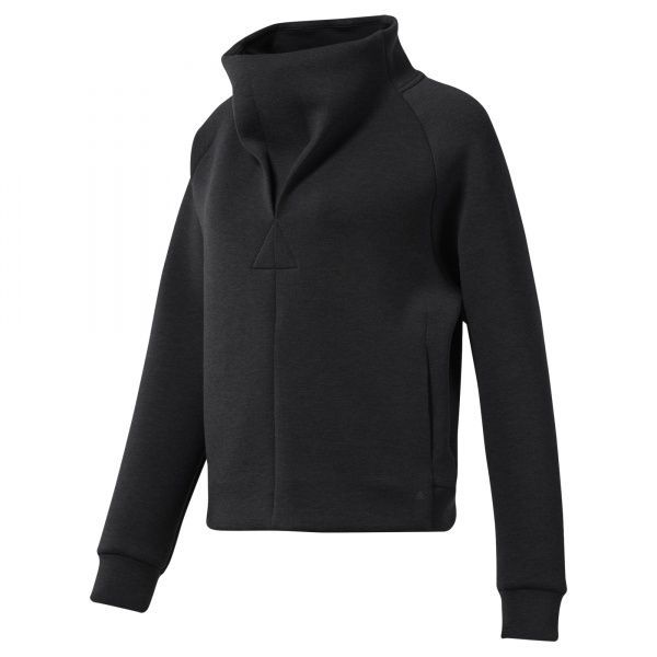 Свитшот Reebok TS COWL NECK DU4057 р. XS черный