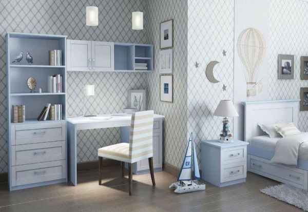 Ліжко-диван Aqua Rodos Voyage VgBed-S-90 90x200 см блакитний 