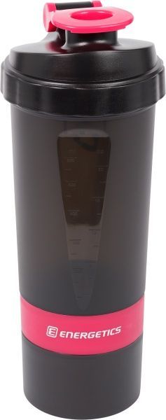 Шейкер Shaker Bottle 296592-288 600 мл чорний із рожевим Energetics