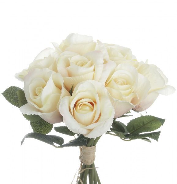 Букет роза мягкая кремовый