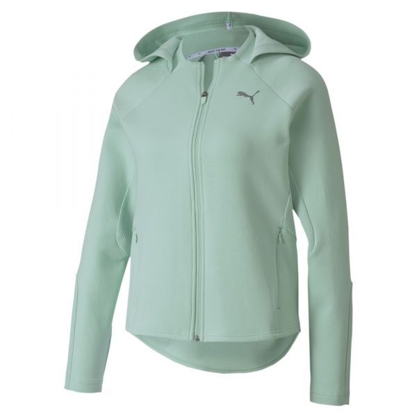 Джемпер Puma EVOSTRIPE FZ Hoody 58124532 р. M зеленый