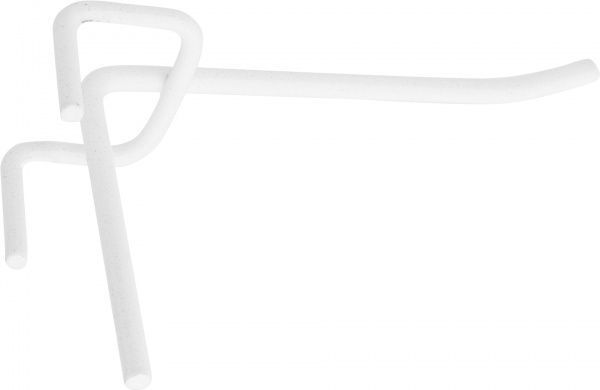 Гачок на сітку одинарний КО 100/60-01 білий