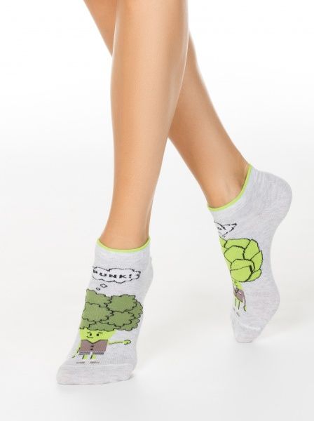 Носки женские Conte CE Happy 19С-114СП 168 р. 23-25 светло-серый 1 пар 