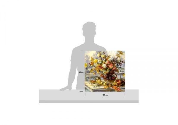 Репродукция Натюрморт 48x48 см 