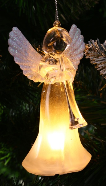 Фігурка з підсвіткою у формі янгола AX5304370 вбудований світлодіод (LED) 1 ламп 11,5 см 