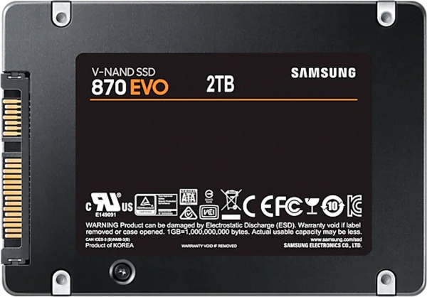 SSD-накопитель Samsung 870 EVO 2000GB 2,5