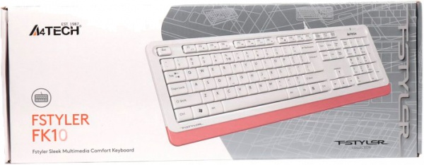 Клавіатура A4Tech FK10 (FK10 (Pink)) 