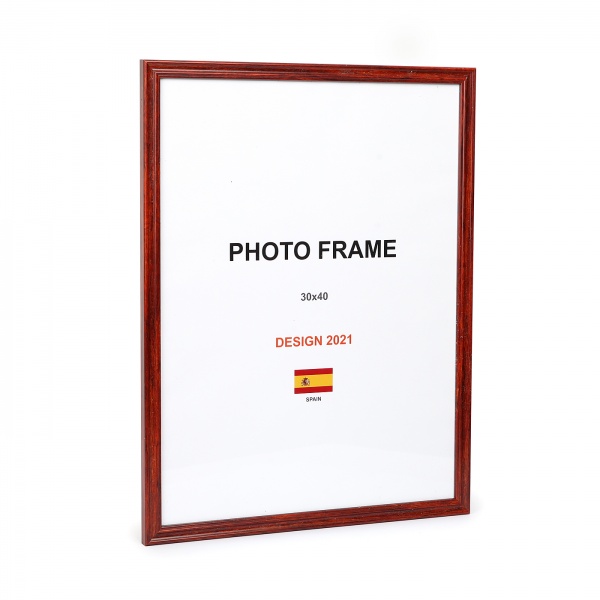 Рамка для фото 1 фото 30х40 см червоне дерево 