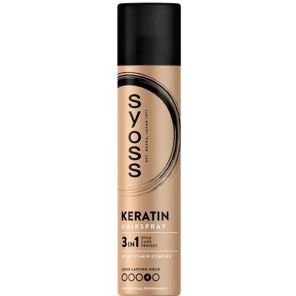 Лак для волос SYOSS Keratin 4 Keratin 300 мл