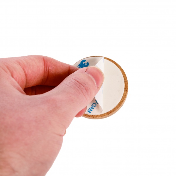 Набор крючков Axentia Bonja 4 шт. нерж/бамбук 133877