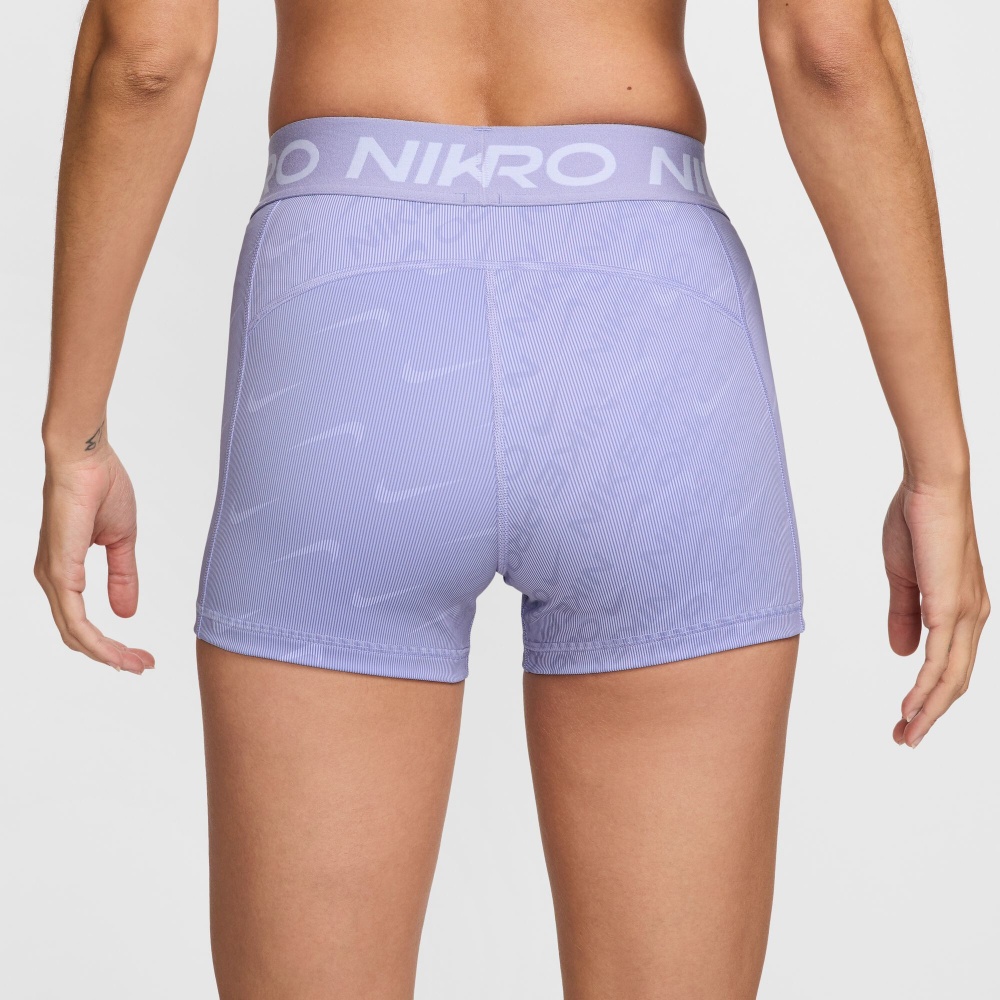 Лосини Nike W NP DF MR 3IN SHORT TT AOP HM6093-533 р.M фіолетовий