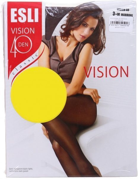 Колготки женские ESLI Vision Classic р. 3 40 den marrone 2 пар 