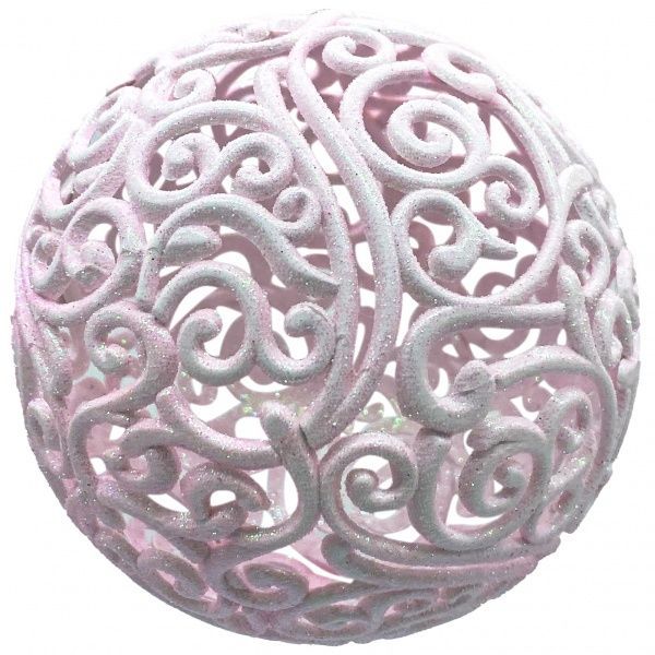 Куля ажурна MISLT d20 см BALL200-8 рожевий