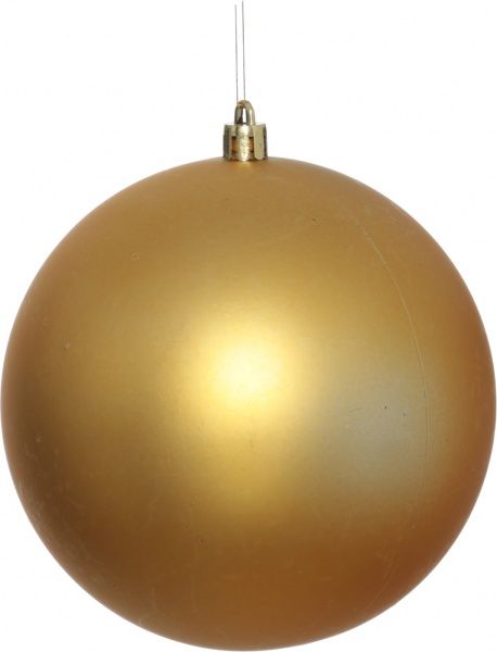 Куля пластикова мат 12 см 890865 золотий