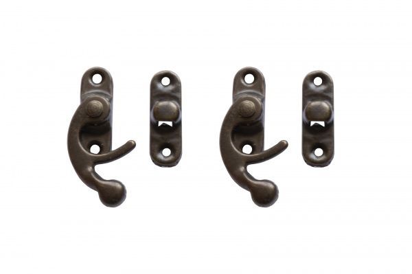 Замок декоративний стара латунь 27х27х35 мм 2 шт.