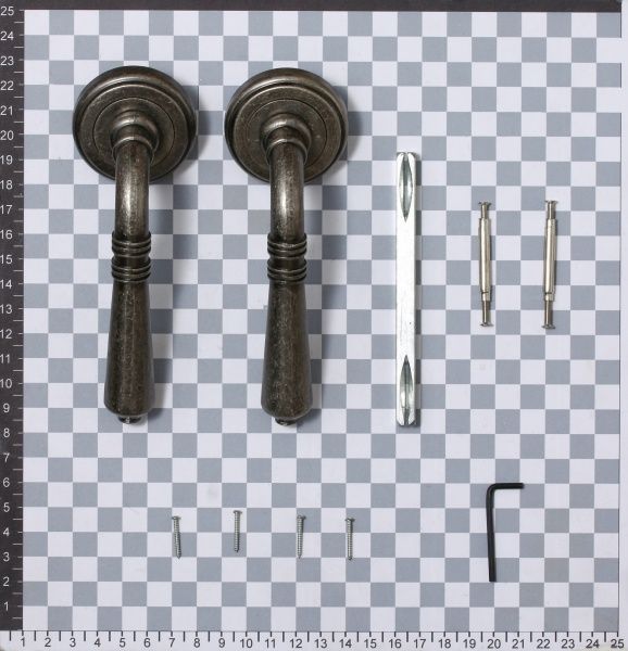 Ручка на розетці Antique Collection RJ33 W11 ET старе срібло