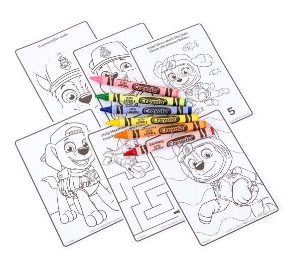 Набір для малювання Crayola для подорожей Щенячий патруль
