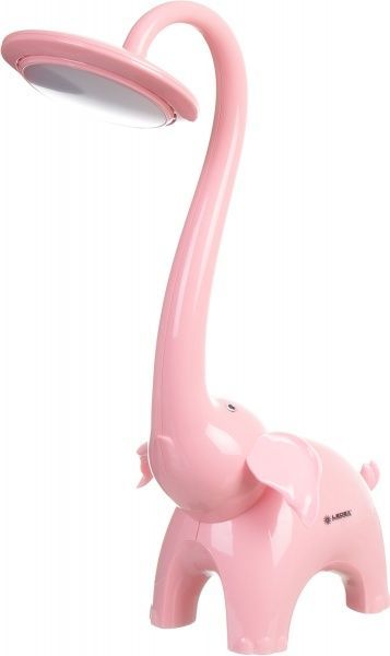 Настільна лампа слон Менні 1x60 Вт G4 рожевий LX-102927 
