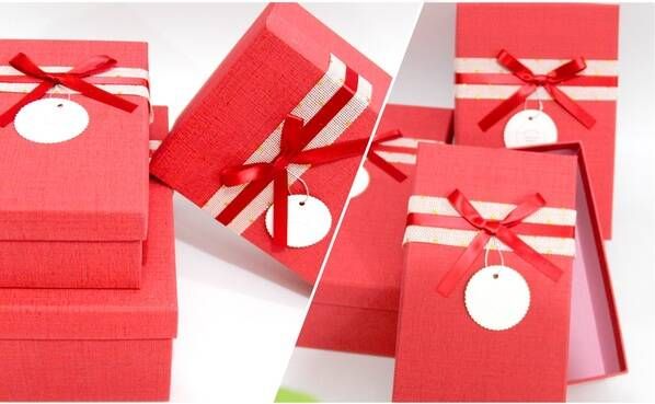 Коробка подарочная UFO 12351-031 21х14х8 см Red