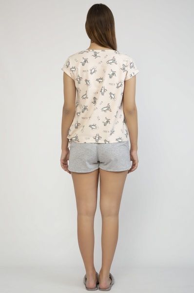 Пижама женская Roksana Cats 1092/16225 р. S серый 
