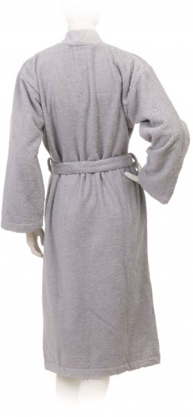 Халат махровый La Nuit Rice р. L серебро 