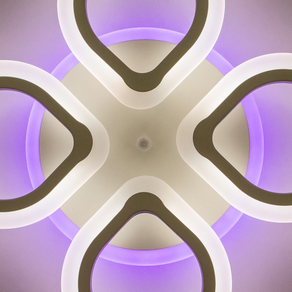 Люстра світлодіодна Luminaria 4R480/80 50 Вт білий AZALIA RGB 40W+10W 