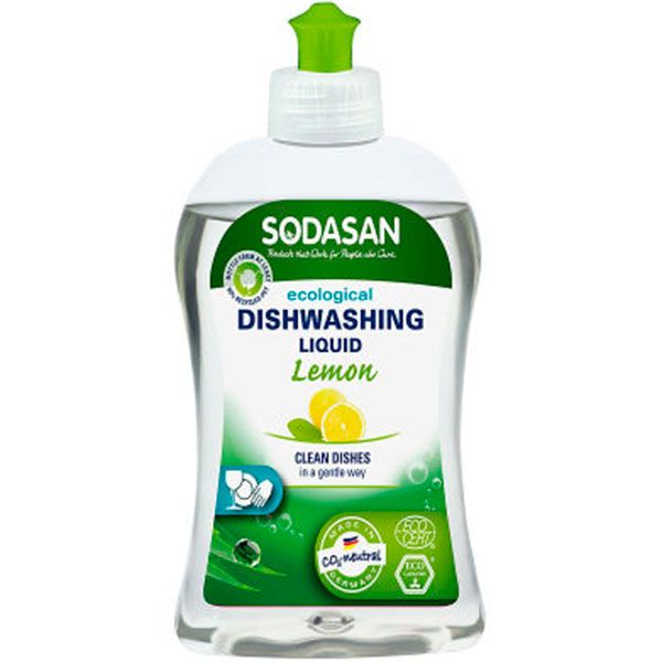 Средство для ручного мытья посуды Sodasan Лимон 0,5л