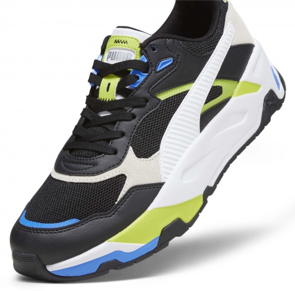 Кроссовки Puma TRINITY PUMA BLACK-PUMA WHITE-LIME SMASH 38928912 р.42,5 разноцветный