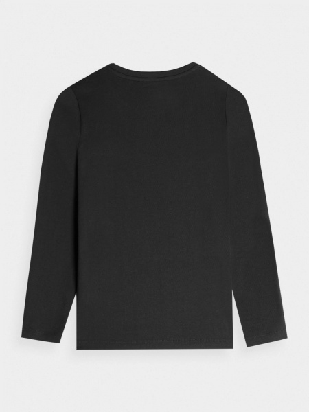 Футболка 4F LONGSLEEVE F141 4FJAW23TLONF141-20S р.152 чорний