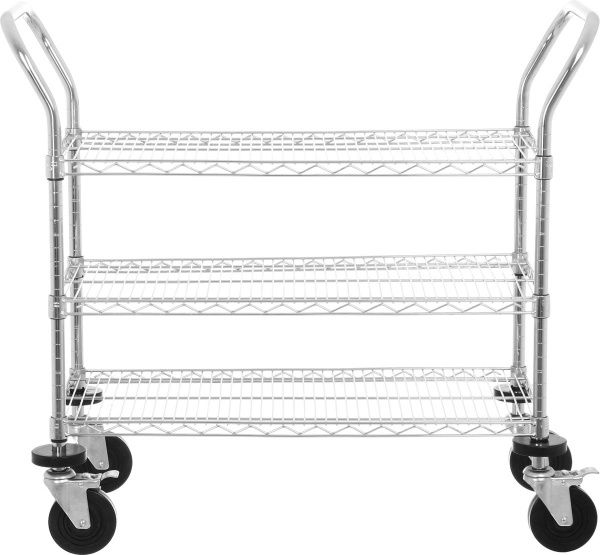 Візок виробничий металевий на 3 полиці 840x900x450 мм 