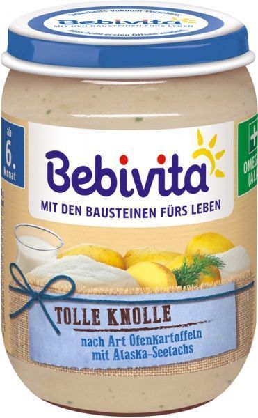 Пюре Hipp Запечена картопля і морська риба 190 г 4018852025481 