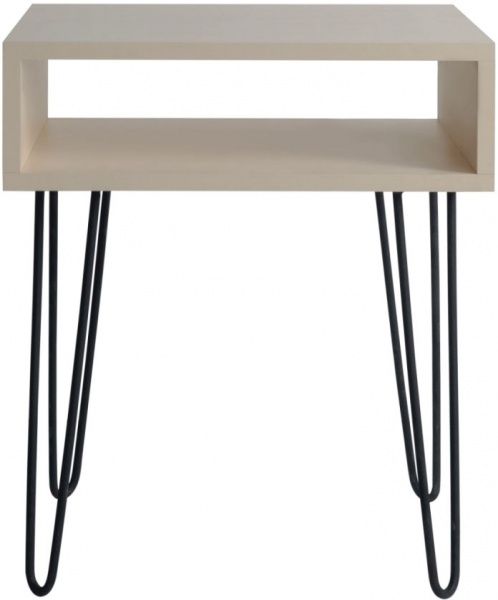 Тумба приліжкова Woodville Токіо чорний 