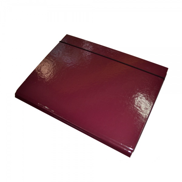 Папка-короб на резинке А4 25 мм PP-покрытие в ассортименте iTEM