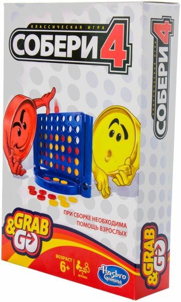 Гра дорожня Hasbro Збери 4 B1000