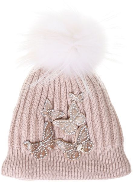 Шапка для девочек Pompona р.50-52 бежевый 20 Z P 72 ПЕ 