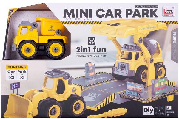 Игровой набор DIY Spatial Creativity Конструктор Бульдозер и Самосвал CJ-1614191