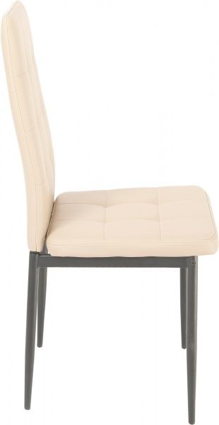 Стілець обідній GT Racer K-2010 чорно-сірий/бежевий