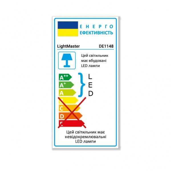 Настільна лампа офісна DE1148 LED 9 Вт білий 