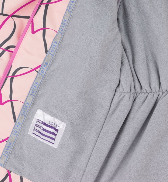 Куртка детская для девочки JOIKS р.110 розовый EW-09 