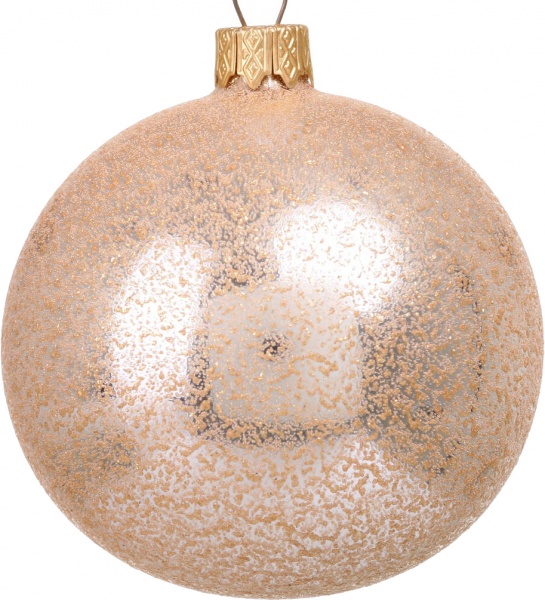 Шар новогодний одноцветная d 80 мм в ассортименте .0181