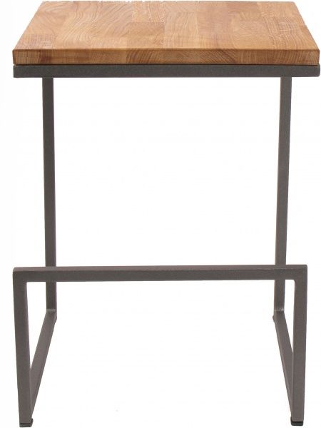 Табурет Метал Арт Вега 28212 дерево світле / чорний 