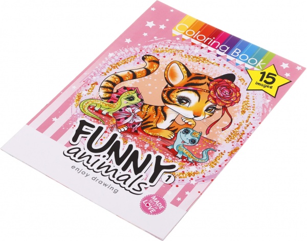 Розмальовка Art studio of happiness 21х27,9 см А4 в асортименті