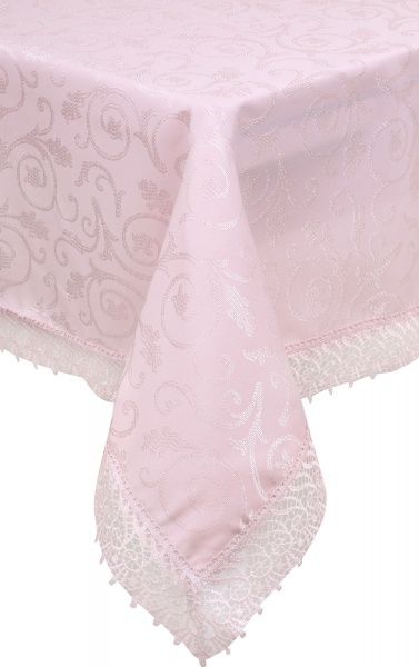 Скатертина KDK 160x220 см пудровий Karna 