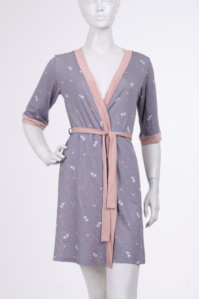 Халат Roksana Butterfly 780/60313 р. L сиреневый с розовым 