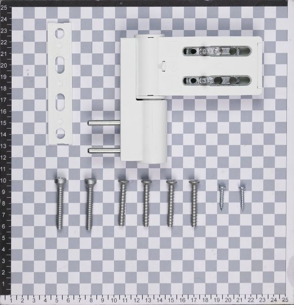 Петля універсальна Reze для дверей 120 кг 110x120x15 мм білий