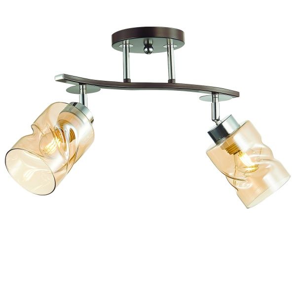 Люстра потолочная Victoria Lighting Luka/PL2 2x60 Вт E27 венге 