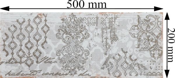 Плитка Атем Grunge 1 Pattern GR 20x50 