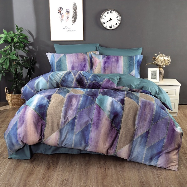 Комплект постельного белья евро с принтом Word of Dream 