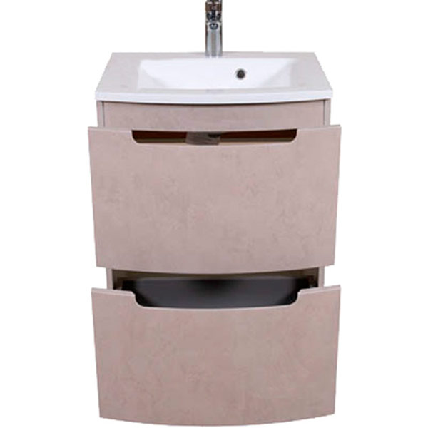 Тумба напольная Aqua Rodos HeadWay 60 см бетон бежевый под умывальник Easy 60 и Дельта 60