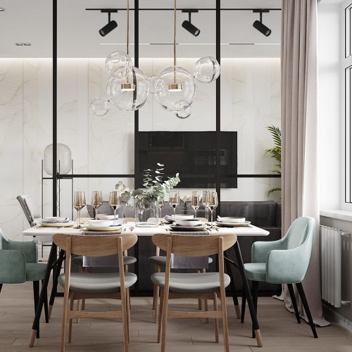 Магнітний трековий світильник 10 Вт 4000 К чорний Feron MGN303 10W 